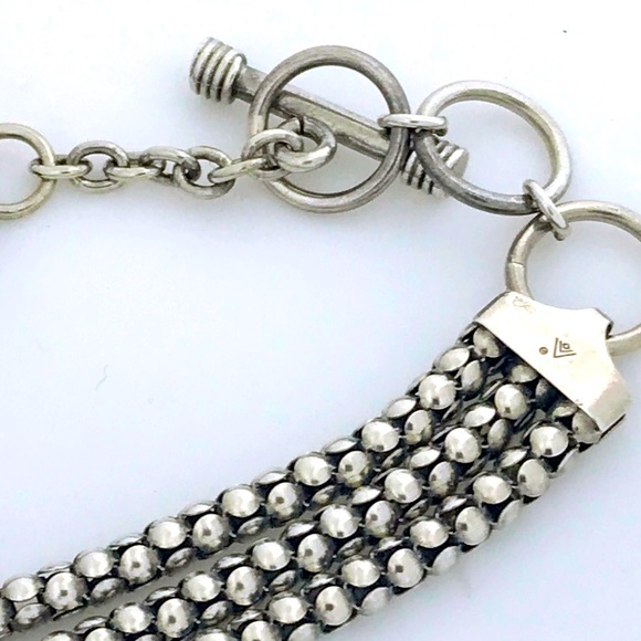 Silpada Vintage Sterling Silver Multi-strand Popcorn 18 Inch Necklace Price Firm - Picture 5 of 11